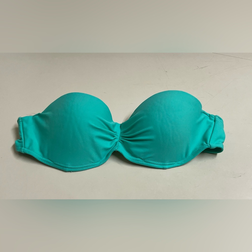 OBX Outer Banks Women's Green Bandeau Bikini Top - Size Small - EUC